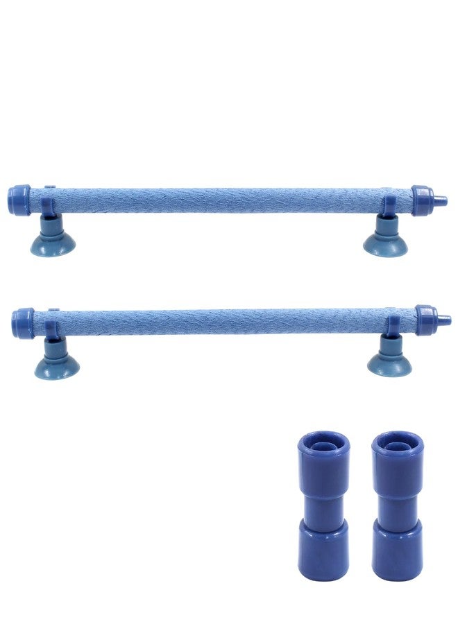 Coufce 2 Pieces 10 Inch Air Stone Bar Blue Fish Tank Air Pump Aquarium Bubble Wall Aquarium Air Bubble Tube for Fish Tank Bubble Release Diffuser Bar - Image 4